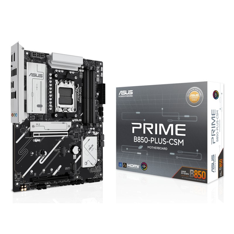 ASUS PRIME B850-PLUS-CSM ATX Socket AM5 AMD B850 ASUS PRIME B850-PLUS-CSM ATX Socket AM5 AMD B850